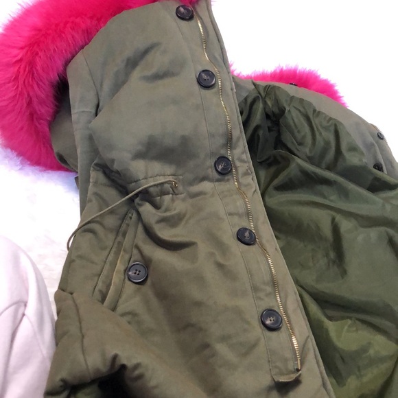 K.Zell Faux Fur Trim Parka Jacket - Picture 14 of 16